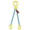 Grabiq Double Leg 7/32 in Adjstbl Chain Slng MG2-EGKN, 20ft L, 5500lb WLL G-7/32-MG2-EGKN-20 - alternate 1